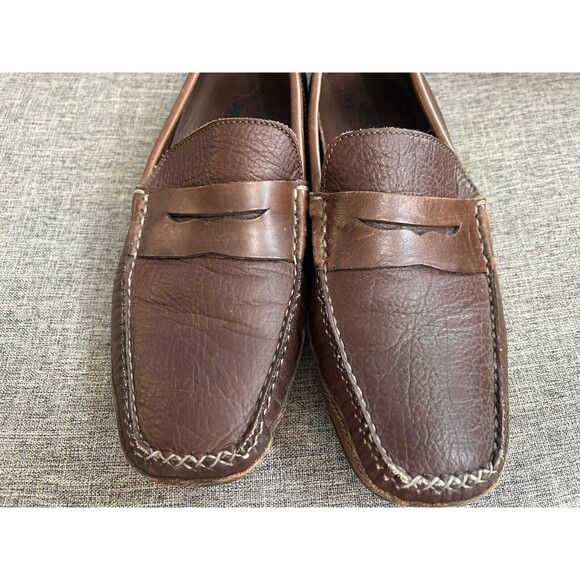 Neil M Leather Driving Loafers Mens Size 9 Two Tone Brown main image 11